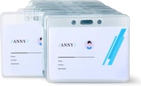 Amazon Basics vízszintes névkártyatartó tok - átlátszó - 50 db 1