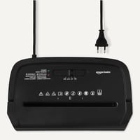 Amazon Basics 6 lapos keresztvágó papírmegsemmisítő hitelkártyával 14L fekete 4