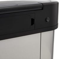 Amazon Basics 60L rozsdamentes acél szenzoros szemetes, fekete-ezüst - 60-Liter, Rectangular 7