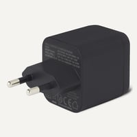 Amazon Basics 65W USB-C Hálózati Töltő GaN Technológiával - Gyorstöltés Laptophoz, Tablethez, Telefonhoz - black, 65 W one port 4