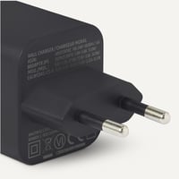 Amazon Basics 65W USB-C Hálózati Töltő GaN Technológiával - Gyorstöltés Laptophoz, Tablethez, Telefonhoz - black, 65 W one port 3