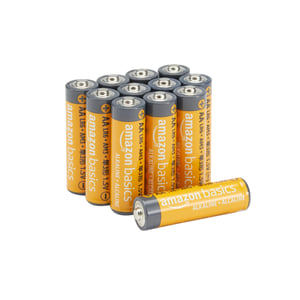 Amazon Basics AA alkalne baterije visokih performansi, 1,5 V, 12 komada, rok trajanja 10 godina