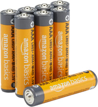 Amazon Basics AAA Alkáli Elemek 1,5V, 8 db-os Csomag - 8-Pack, AAA 1