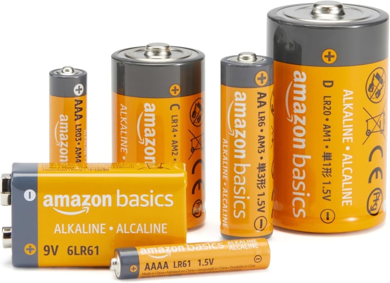 Amazon Basics AAA Alkáli Elemek 1,5V, 8 db-os Csomag - 8-Pack, AAA