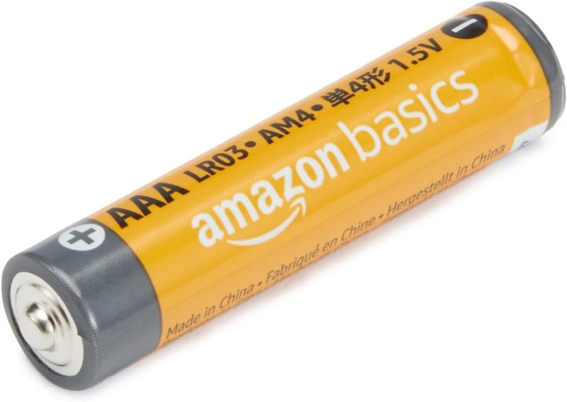 Amazon Basics AAA Alkáli Elemek 1,5V, 8 db-os Csomag - 8-Pack, AAA