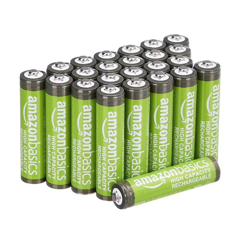 Acumulatori reîncărcabili Amazon Basics AAA NiMH 850 mAh 1,2V, set 24 bucăți, preîncărcați, reîncărcabili de 500 de ori, baterii tip micro