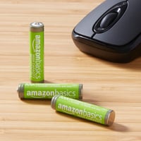 Acumulatori reîncărcabili Amazon Basics AAA NiMH 850 mAh 1,2V, set 24 bucăți, preîncărcați, reîncărcabili de 500 de ori, baterii tip micro 8
