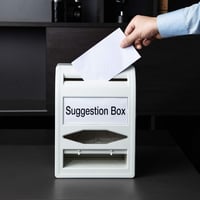 Amazon Basics ABS hlasovacia urna so zámkom a kľúčom, nepriehľadná, bezpečná volebná urna 7