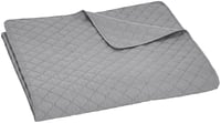 Prikrývka na posteľ Amazon Basics, kosoštvorcový vzor - tmavosivá - 220x240 cm 2