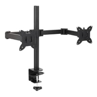 Amazon Basics nastaviteľný držiak na dva monitory, pre 13-32 palcové displeje, max. 10 kg/rameno, VESA 75x75/100x100, čierny 1