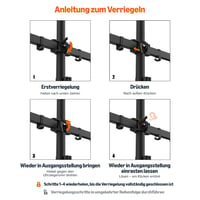 Amazon Basics nastaviteľný držiak na dva monitory, pre 13-32 palcové displeje, max. 10 kg/rameno, VESA 75x75/100x100, čierny 3