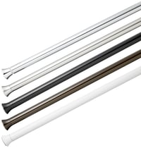 Nastaviteľná sprchová tyč Amazon Basics, 198 – 274 cm, čierna, napínacia tyč do kúpeľne 5