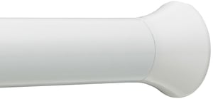 Nastaviteľná sprchová tyč Amazon Basics, 61 – 91 cm, biela, napínacia tyč do kúpeľne
