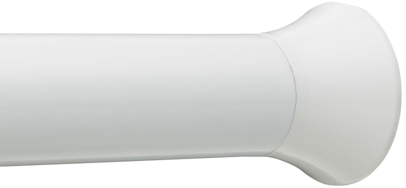 Nastaviteľná sprchová tyč Amazon Basics, 61 – 91 cm, biela, napínacia tyč do kúpeľne