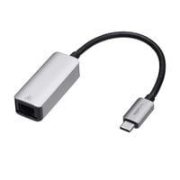 Hliníkový USB-C na RJ45 gigabitový ethernetový adaptér Amazon Basics pre rýchle sieťové pripojenie, sivý, 5,3x2,1x1,5 cm 1