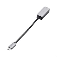 Hliníkový USB-C na RJ45 gigabitový ethernetový adaptér Amazon Basics pre rýchle sieťové pripojenie, sivý, 5,3x2,1x1,5 cm 5