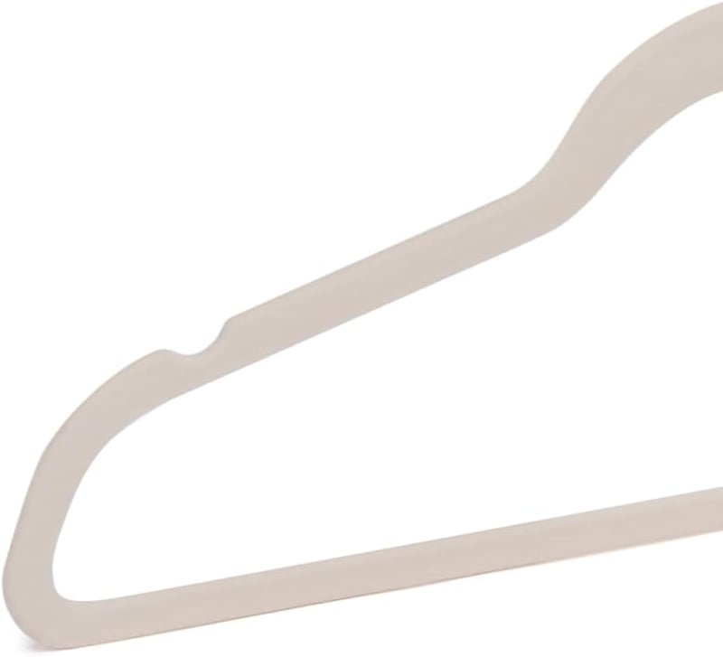 Amazon Basics Bársony Öltöny Akasztó Csúszásmentes Rózsaszín 50 db - Pack of 50, Rose Gold