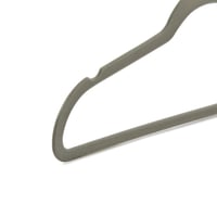 Amazon Basics baršunaste vješalice za odijela – sive, tanke, neklizajuće, pakiranje od 50 komada 4