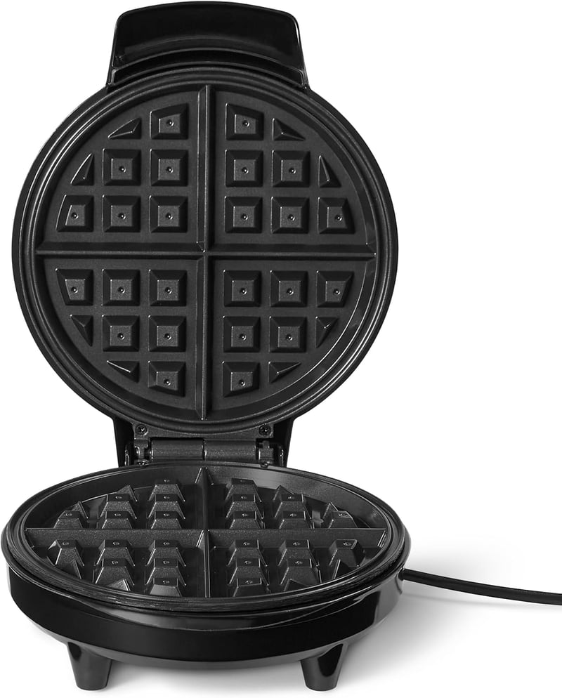 Amazon Basics Belgawaffle Sütő 20cm Tapadásmentes Bevonattal Barnítási Szabályozással