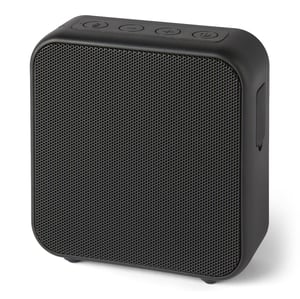 Amazon Basics Bluetooth 5.3 prijenosni zvučnik, IPX5 vodootporan, 6 sati baterije, kompaktan, crni