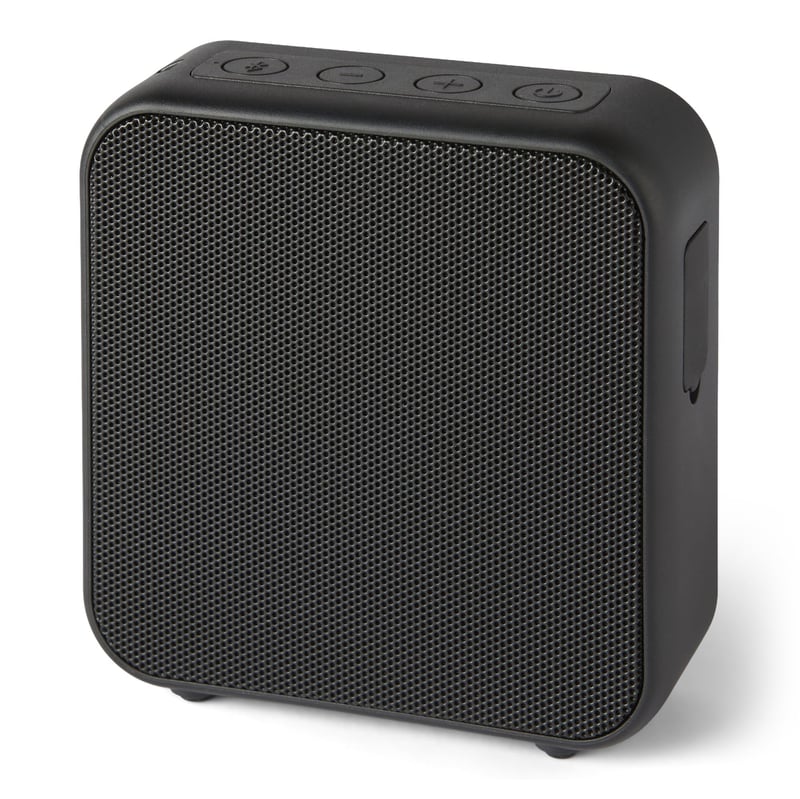 Prenosný reproduktor Amazon Basics Bluetooth 5.3, vodotesnosť IPX5, 6-hodinová výdrž batérie, kompaktný, čierny