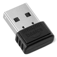 Amazon Basics Bluetooth 5.4 USB adaptér k PC, čierny USB prijímač pre myš, klávesnicu, notebook, kompatibilný s Windows 11/10/8.1 1