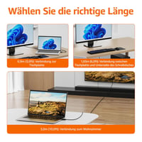 AmazonBasics DisplayPort–HDMI kábel aranyozott csatlakozókkal - 3,04 m 6