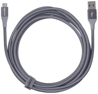 Amazon Basics dvojito opletený nylonový kábel USB 2.0 A – Micro-B – tmavosivý – 3 m 5