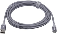 Amazon Basics dvojito opletený nylonový kábel USB 2.0 A – Micro-B – tmavosivý – 3 m 6
