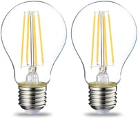 Amazon Basics E27 LED filament žarulja, toplo bijela, 7W (60W) - 2 kom. 2