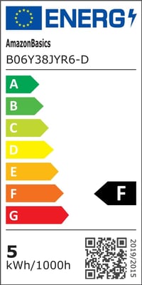 LED žiarovka Amazon Basics E27, 4,3 W (ekvivalent 40 W), teplá biela, 2700 K, číre vlákno, nestmievateľná, 6 ks 7