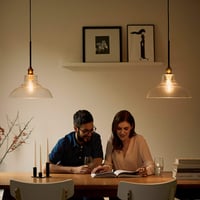 LED žiarovka Amazon Basics E27, 4,3 W (ekvivalent 40 W), teplá biela, 2700 K, číre vlákno, nestmievateľná, 6 ks 9