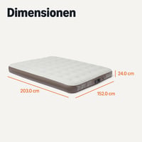 Nafukovacia posteľ Amazon Basics so vstavanou pumpou - Queen - 203x152x24 cm 5