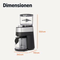Amazon Basics Elektromos Kávédaráló 30 Fokozattal Espresso és Filteres Kávéhoz Fekete 5