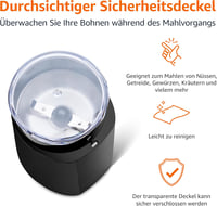 Amazon Basics Elektromos Kávéőrlő Fekete 3