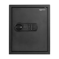 Elektronický oceľový trezor Amazon Basics s programovateľnou digitálnou klávesnicou na šperky a cennosti, 43 l, 35x33x42 cm, čierny 2