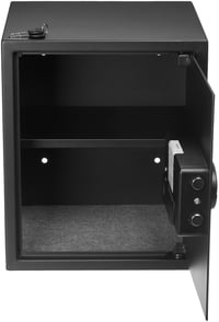 Elektronický oceľový trezor Amazon Basics s programovateľnou digitálnou klávesnicou na šperky a cennosti, 43 l, 35x33x42 cm, čierny 3