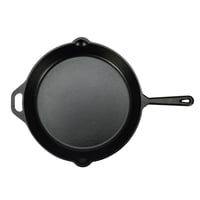 Amazon Basics unaprijed začinjena tava od lijevanog željeza – 38,1 cm, crna, 4,9 kg, neprijanjajuća površina 2