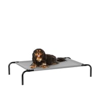 Amazon Basics Emelt Hűsítő Kisállat Fekhely – S méret, 90x55x19 cm, Szürke, Kutya, Textil 1