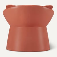 Set boluri înălțate pentru pisici Amazon Basics, 2 bucăți, formă de urechi de pisică, 13,2 x 13,2 x 11,4 cm, portocaliu și albastru 4