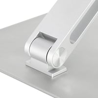 Suport ergonomic pentru laptop Amazon Basics, unghi reglabil, orificii de ventilație, pentru laptopuri de 10-17 inchi (25,4-43,2 cm), argintiu 3