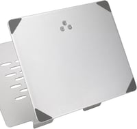 Suport ergonomic pentru laptop Amazon Basics, unghi reglabil, orificii de ventilație, pentru laptopuri de 10-17 inchi (25,4-43,2 cm), argintiu 2