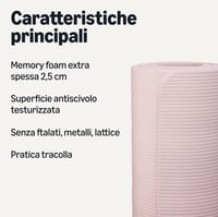 Amazon Basics Extra hrubá podložka na jogu 2,5 cm s popruhom na prenášanie, ružová 2