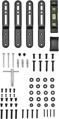 Amazon Basics forgatható-dönthető fali TV tartó 26-55"-os TV-hez, max. 36 kg, VESA 400x400 - fekete 6