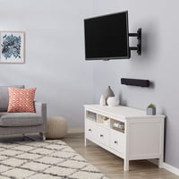 Amazon Basics forgatható-dönthető fali TV tartó 26-55"-os TV-hez, max. 36 kg, VESA 400x400 - fekete 2
