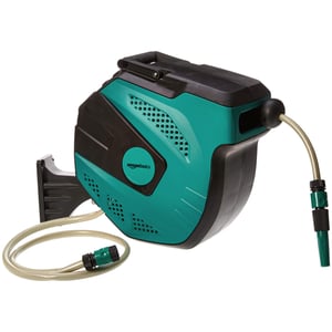 Amazon Basics Falra Szerelhető Automata Tömlődob 15 m Tömlővel, 180 Fokos — foltos, karcos, használt (állapot: lásd a 2. képet)