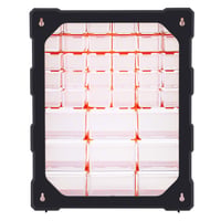 Dulap de depozitare Amazon Basics cu 39 de sertare pentru scule și accesorii de bricolaj, montabil pe perete, negru, 38x15,9x47,3 cm 3
