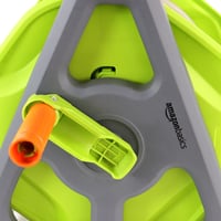 Tambur pentru furtun Amazon Basics cu montare pe perete, cu furtun, 30 m, verde/gri 4