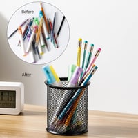 Amazon Basics fekete hálós tolltartó irodai szervezőhez 7