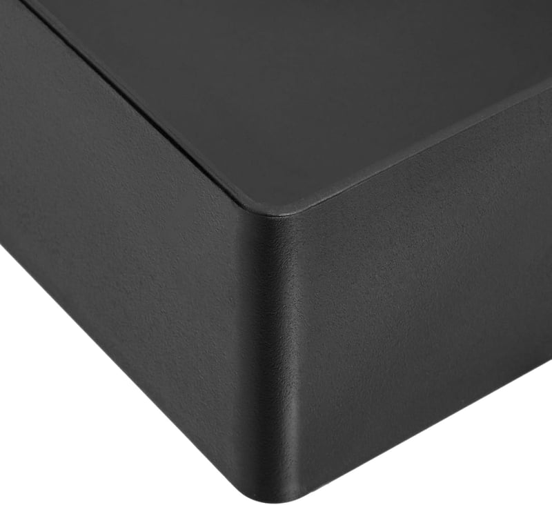 Amazon Basics Fekete Műanyag Rendszerező Tálca 23,8x17x5 cm - Single, Accessory tray